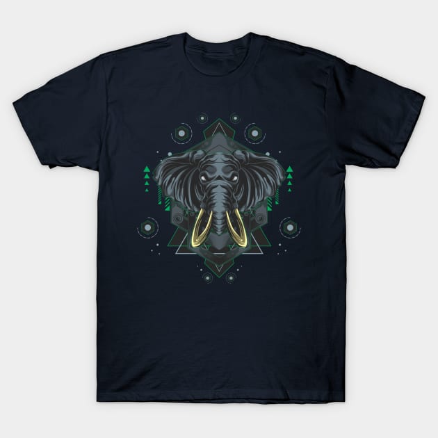 King Elephant T-Shirt by King Tiger